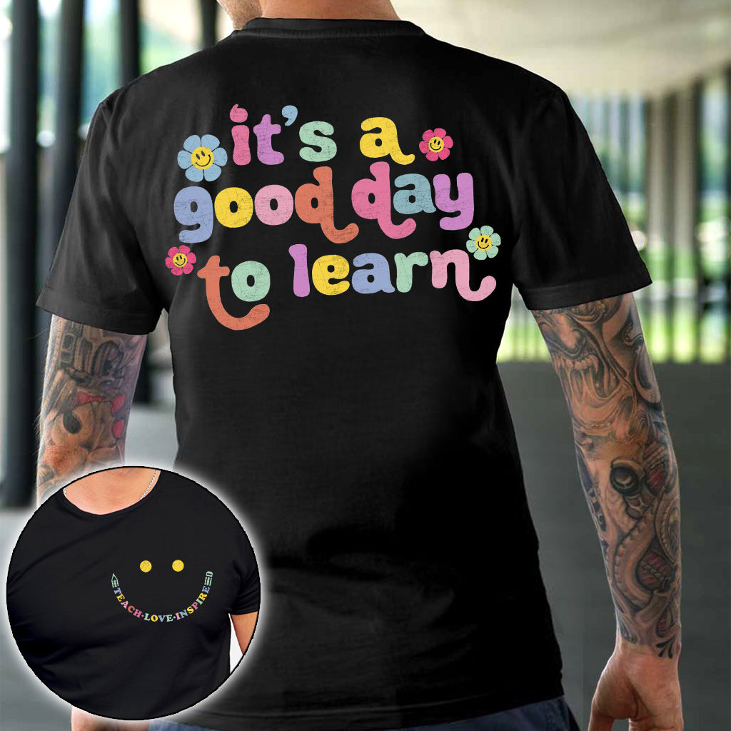 Lehrer-T-Shirt und Hoodie „Teach Love Inspire“