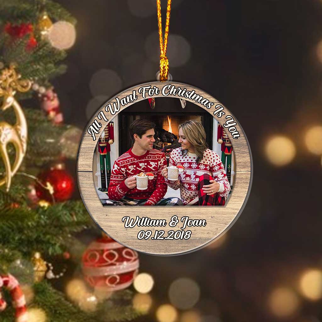 Alles, was ich mir zu Weihnachten wünsche – Personalisierter Weihnachtsschmuck für Paare (mehrlagig)