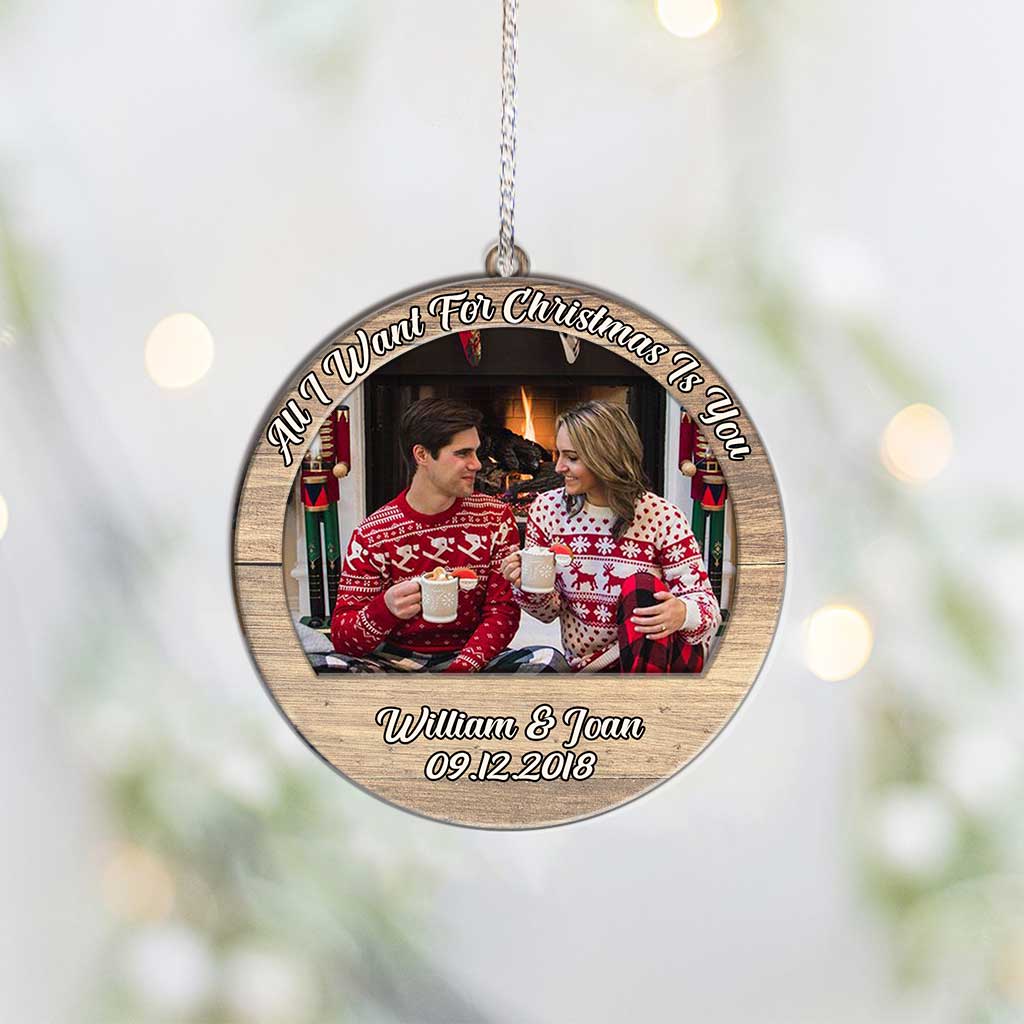 Alles, was ich mir zu Weihnachten wünsche – Personalisierter Weihnachtsschmuck für Paare (mehrlagig)