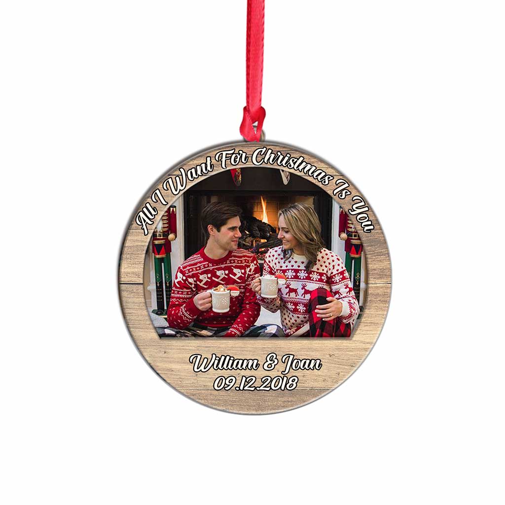 Alles, was ich mir zu Weihnachten wünsche – Personalisierter Weihnachtsschmuck für Paare (mehrlagig)