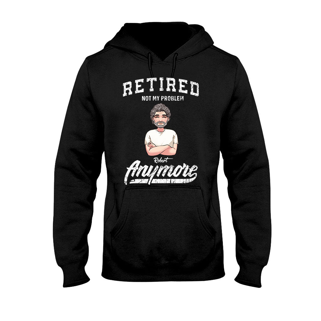 „Im Ruhestand – nicht mehr mein Problem“ – Personalisiertes Rentner-T-Shirt & Hoodie