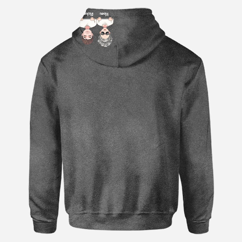 Wie die Mutter, so die Tochter – Geschenk für Mama, Tochter, Sohn, Kleinkind – Kind (2–16 Jahre) – Personalisiertes T-Shirt mit Rundum-Print