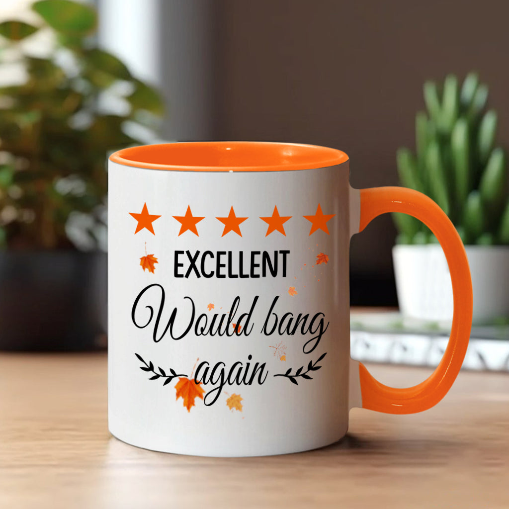 Ausgezeichnet! Würde ich wieder kaufen – personalisierte Tasse für Paare