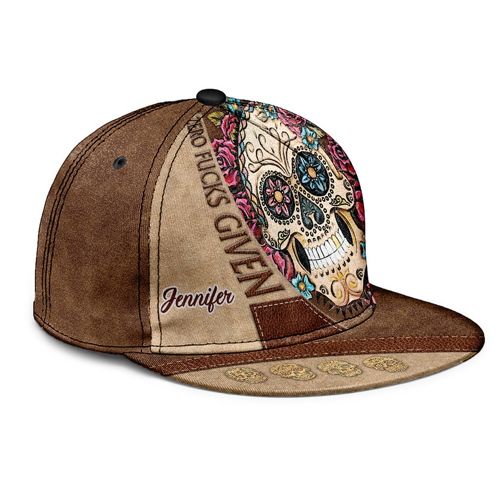 Zero F Given - Personalisierte Totenkopf-Snapback-Kappe