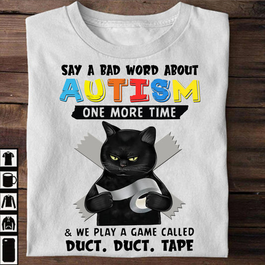 Duct Duct Tape Autism Awareness T-shirt and Hoodie 0523