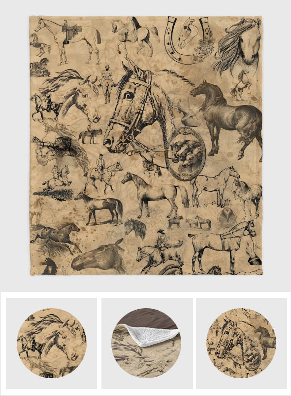 Pferde lieben – Pferdedecke