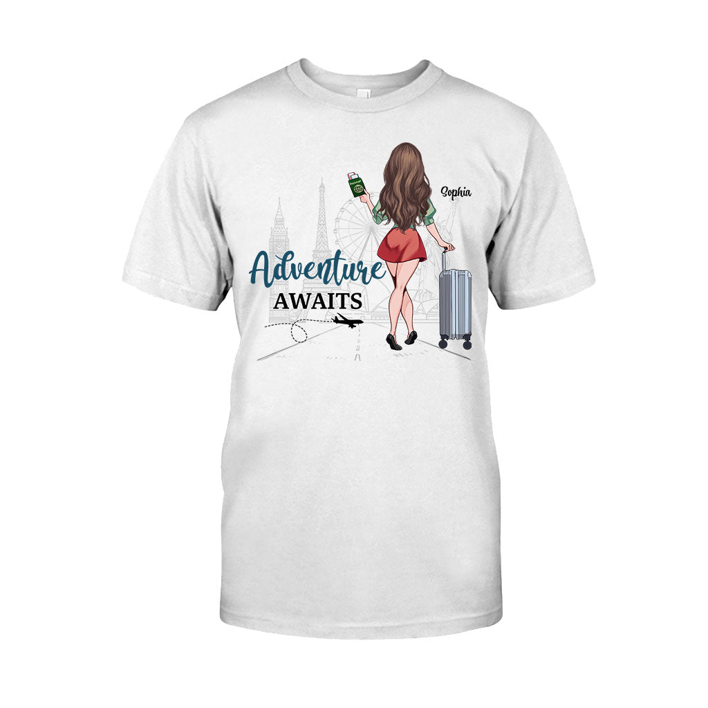 So The Adventure - Travelling gift for mom, daughter, granddaughter, wife, girlfriend, friend - Personalized T-shirt And Hoodie