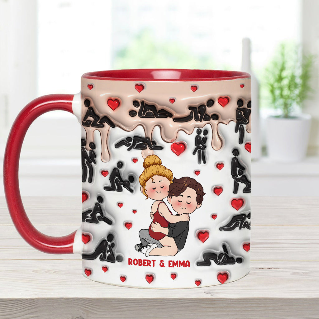 Meine Lieblingsbeschäftigung ist mit dir - Personalisierte Tasse für Paare
