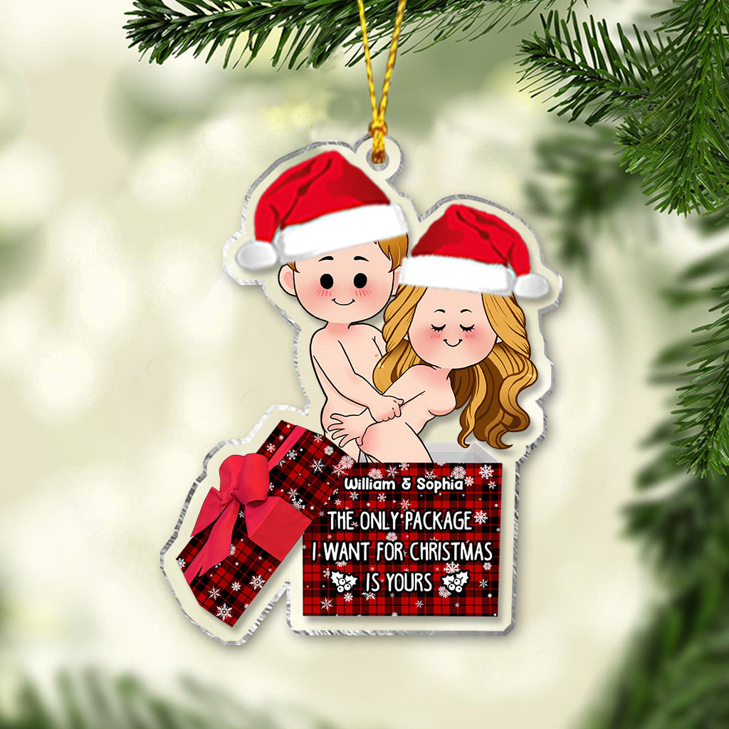 Das einzige Geschenk, das ich mir zu Weihnachten wünsche, ist deins – personalisierter Weihnachtsschmuck für Paare