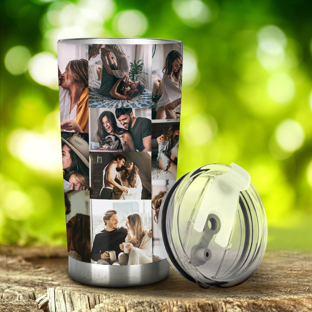 Collage-Becher – Personalisierter Paar-Becher