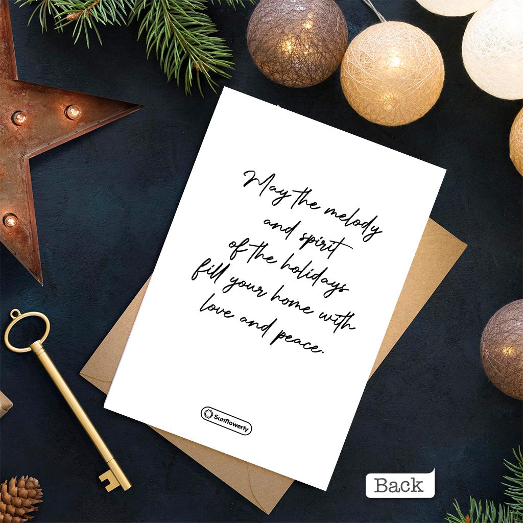 Frohe Weihnachten – Personalisierte Familiengrußkarte