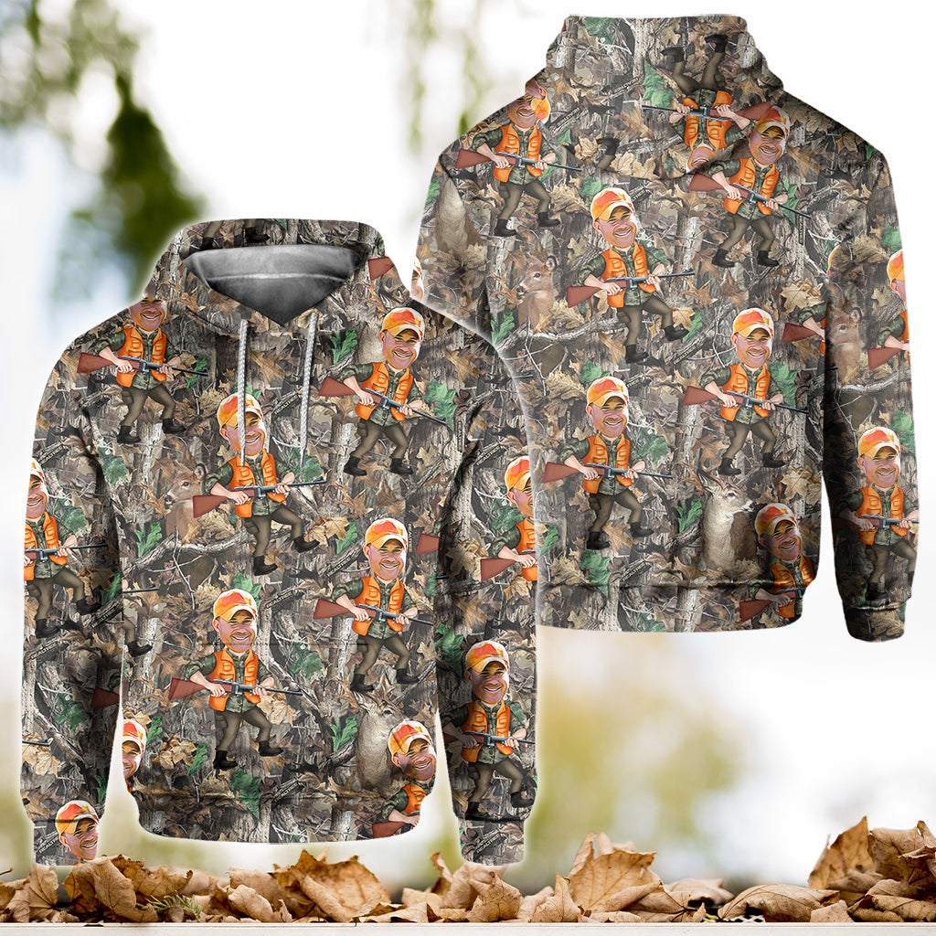 Foto eingefügter Jäger - Personalisiertes Jagd-T-Shirt