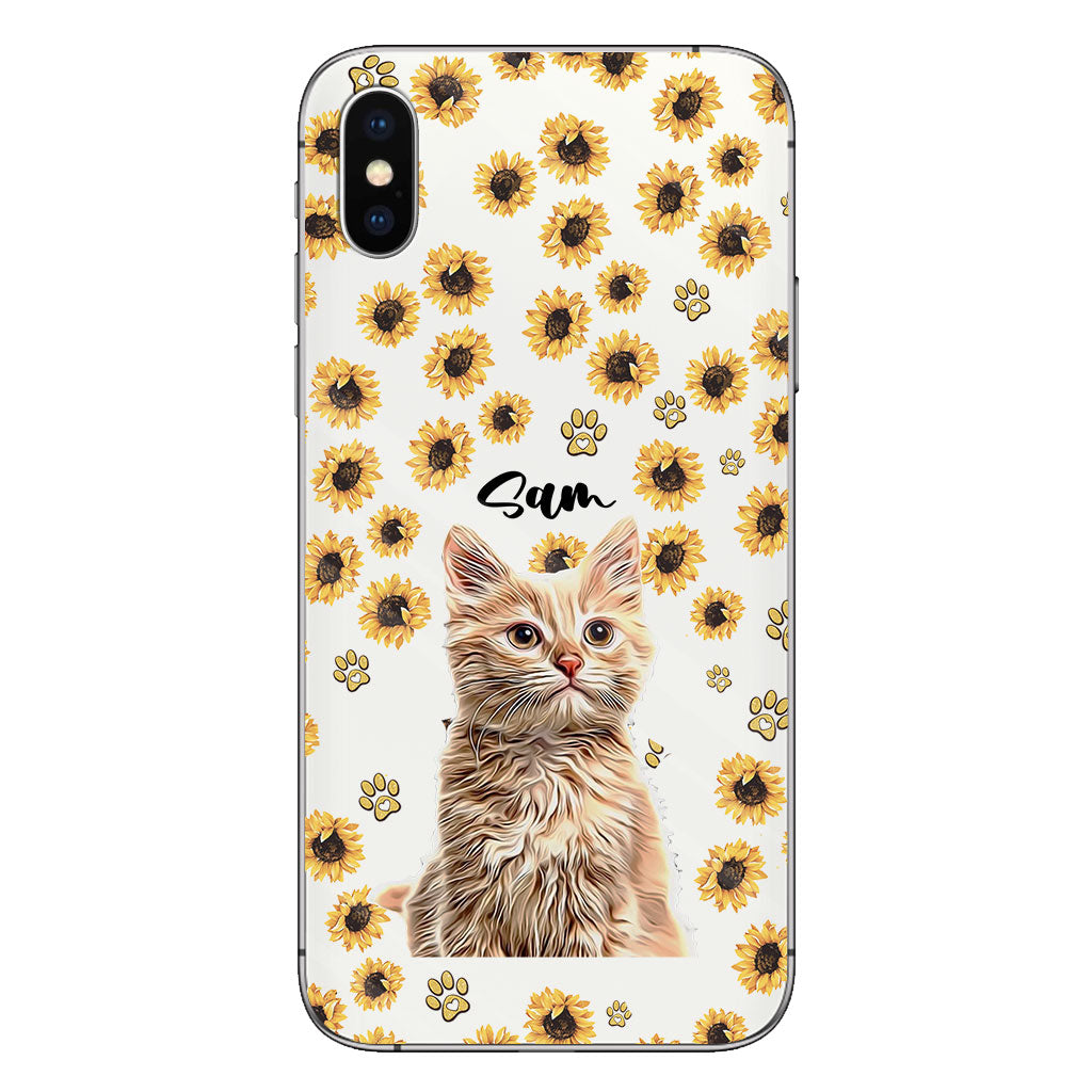 Du bist mein Sonnenschein – Personalisierte transparente Handyhülle mit Hund