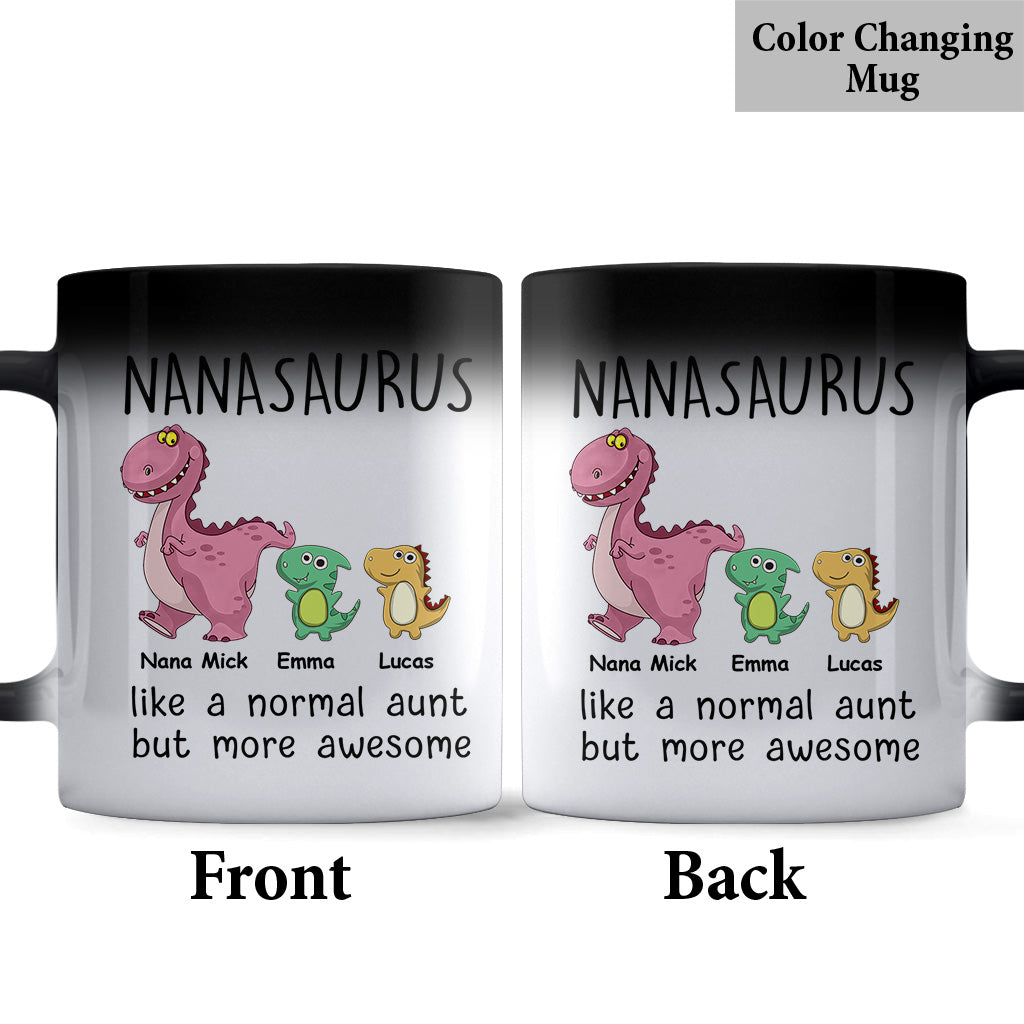 Wie eine normale, nur viel cooler – Geschenk für Mama, Oma, Opa, Papa, Tante, Onkel – Personalisierte Tasse