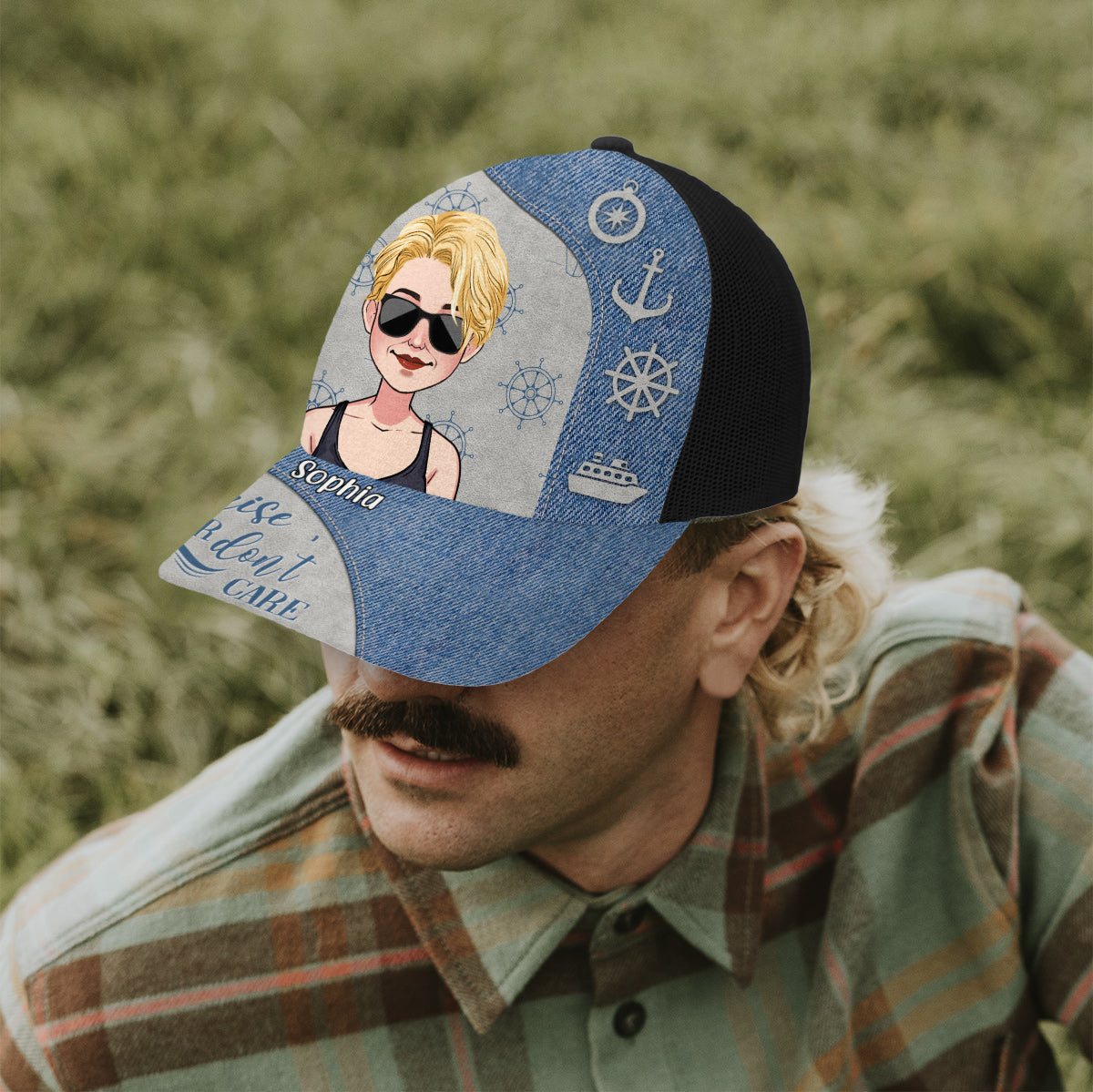 Cruise Hair Don't Care - Personalisierte Cruiser Trucker-Mütze