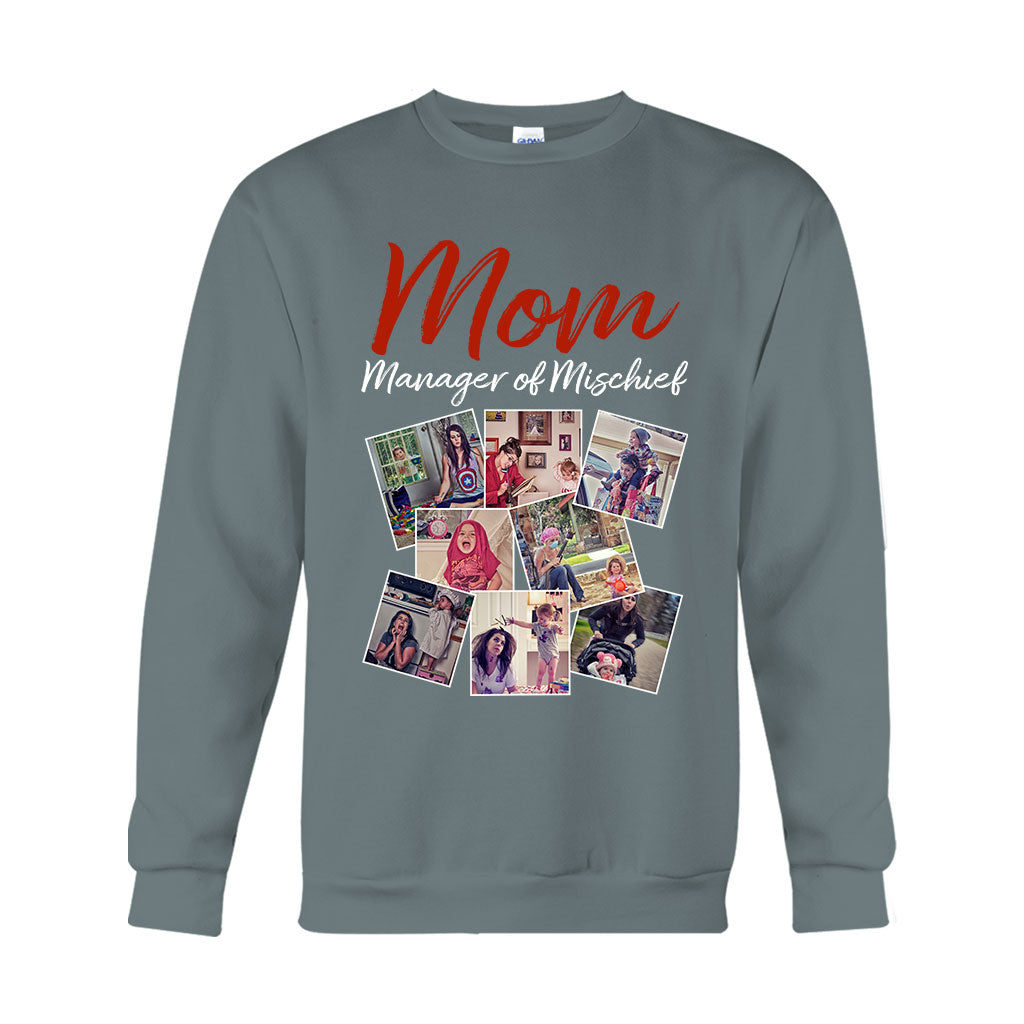 Mama, die für Chaos sorgt – Personalisiertes Mutter-T-Shirt und Hoodie