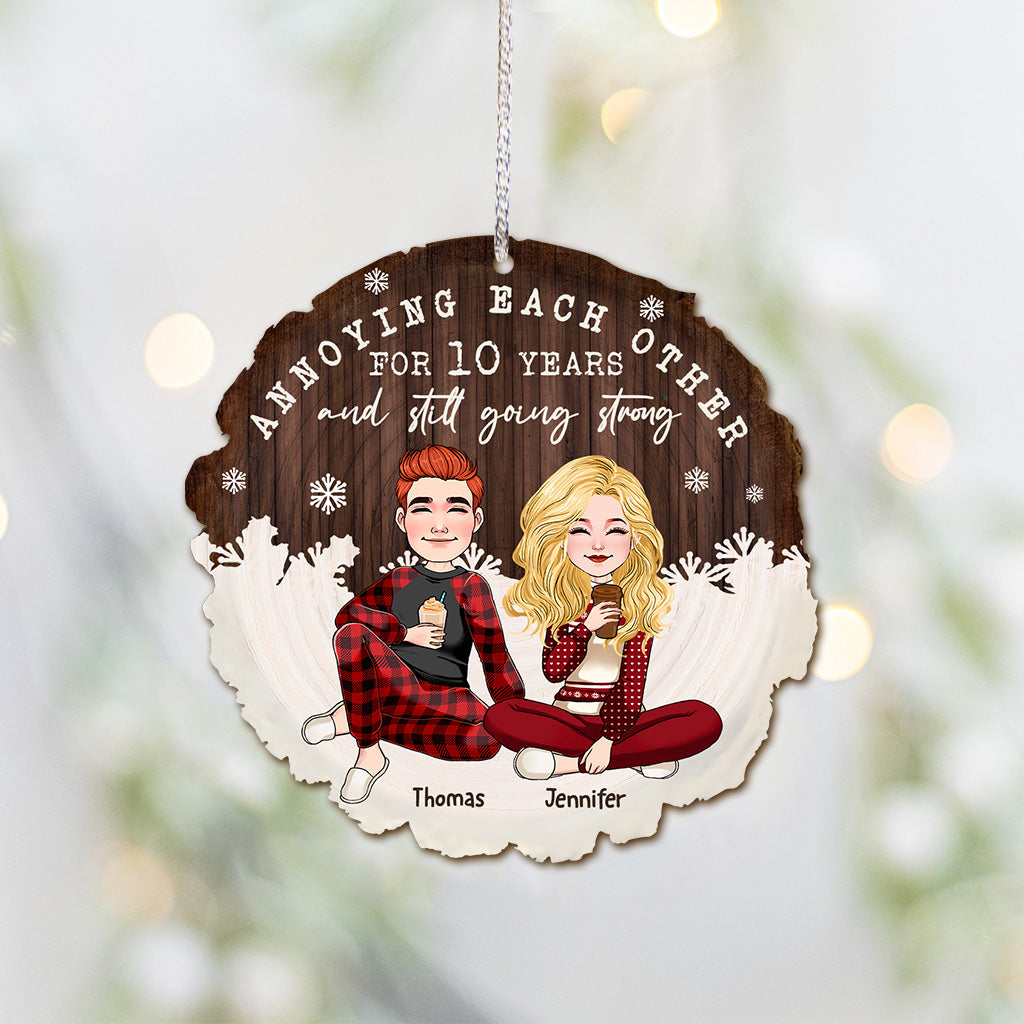 Annoying Each Other - Personalized Couple Ornament