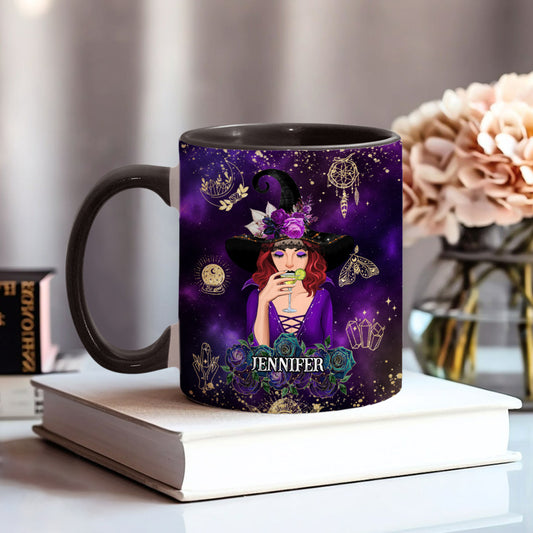Don't F With My Energy - Personalized Witch Accent Mug