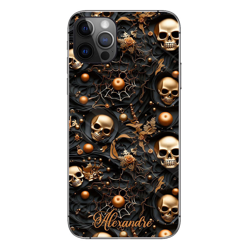 Gold Skull - Personalized Skull Phone Case