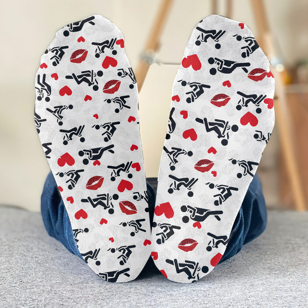 Ich liebe dich – Geschenk für Ehemann, Ehefrau, Freund, Freundin – Personalisierte Socken