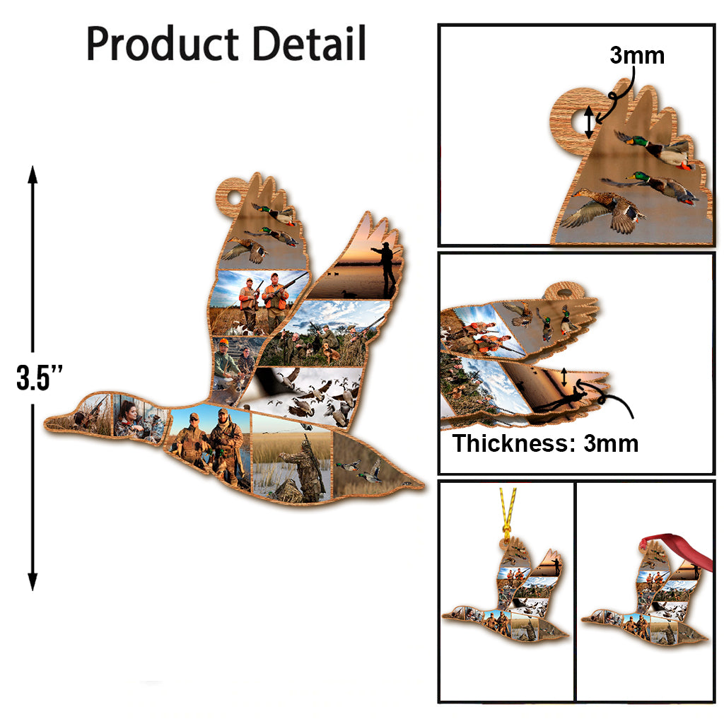 Entenjagd-Collage – Personalisierter Jagdschmuck