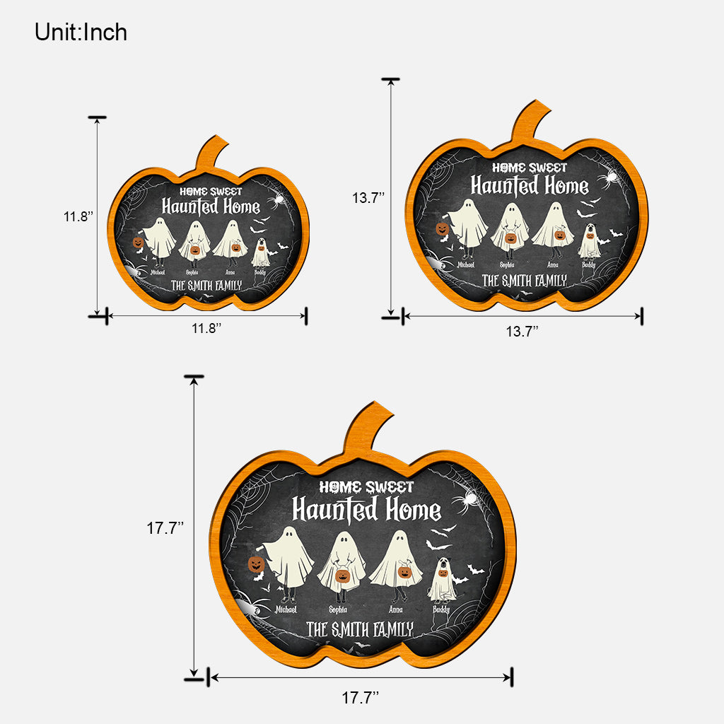 Zuhause ist es am schönsten – personalisiertes Holzschild für die Familie