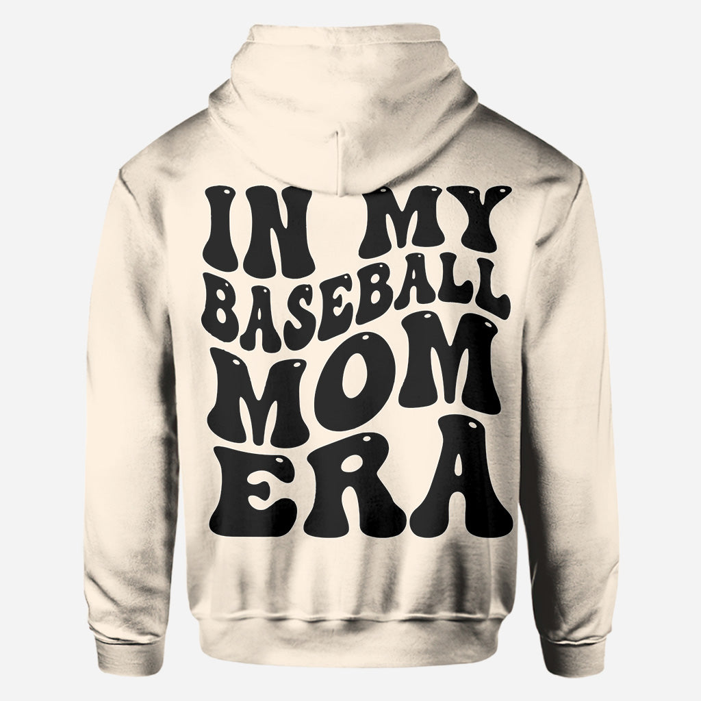 In meiner Baseball-Mama-Ära – Personalisiertes Baseball-Shirt mit Allover-Print