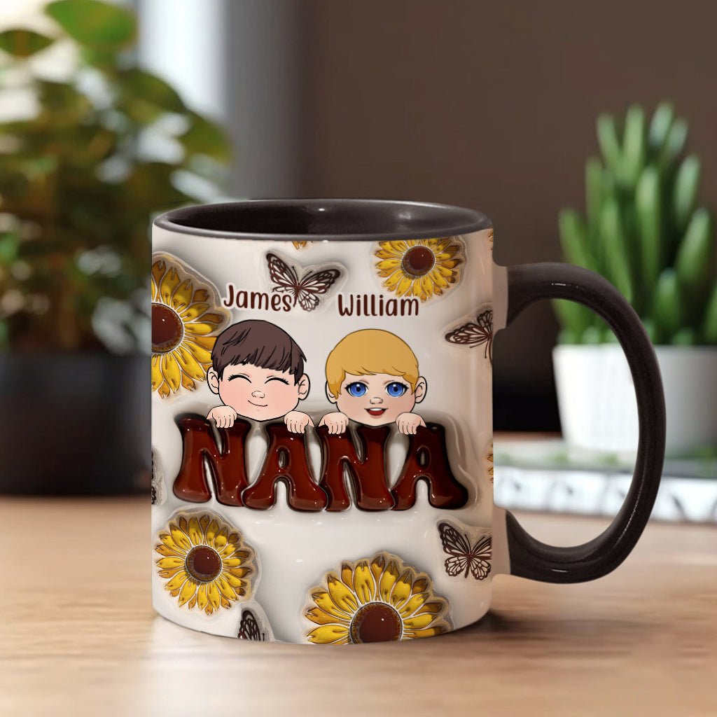 Beste Oma der Welt – Geschenk für Oma – Personalisierte Tasse mit Akzent