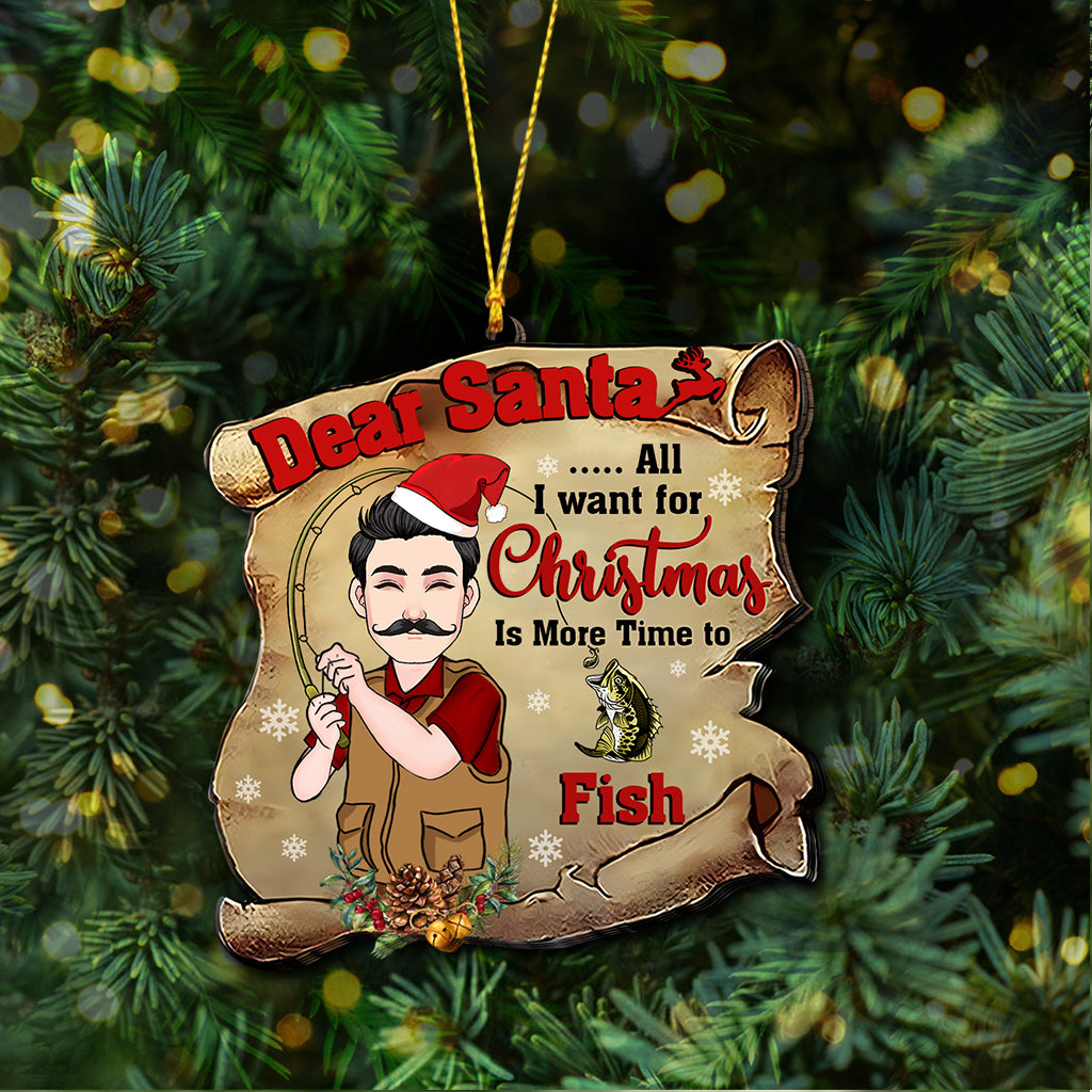 Lieber Weihnachtsmann – Personalisierter Angelschmuck