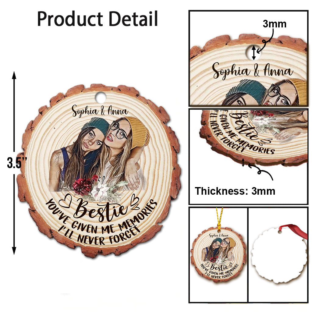 Besties Forever - Personalized Bestie Ornament