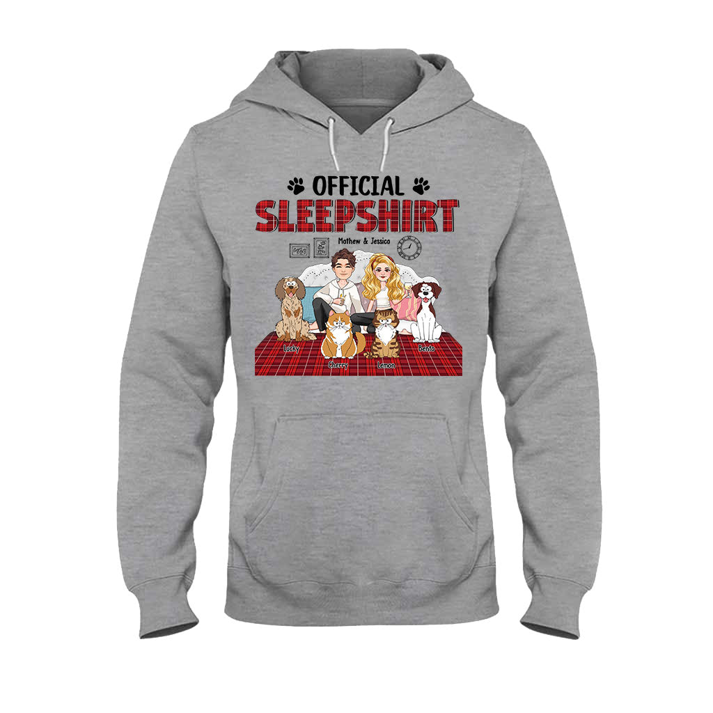 Offizielles Schlafshirt – Personalisiertes Hunde-T-Shirt und Hoodie