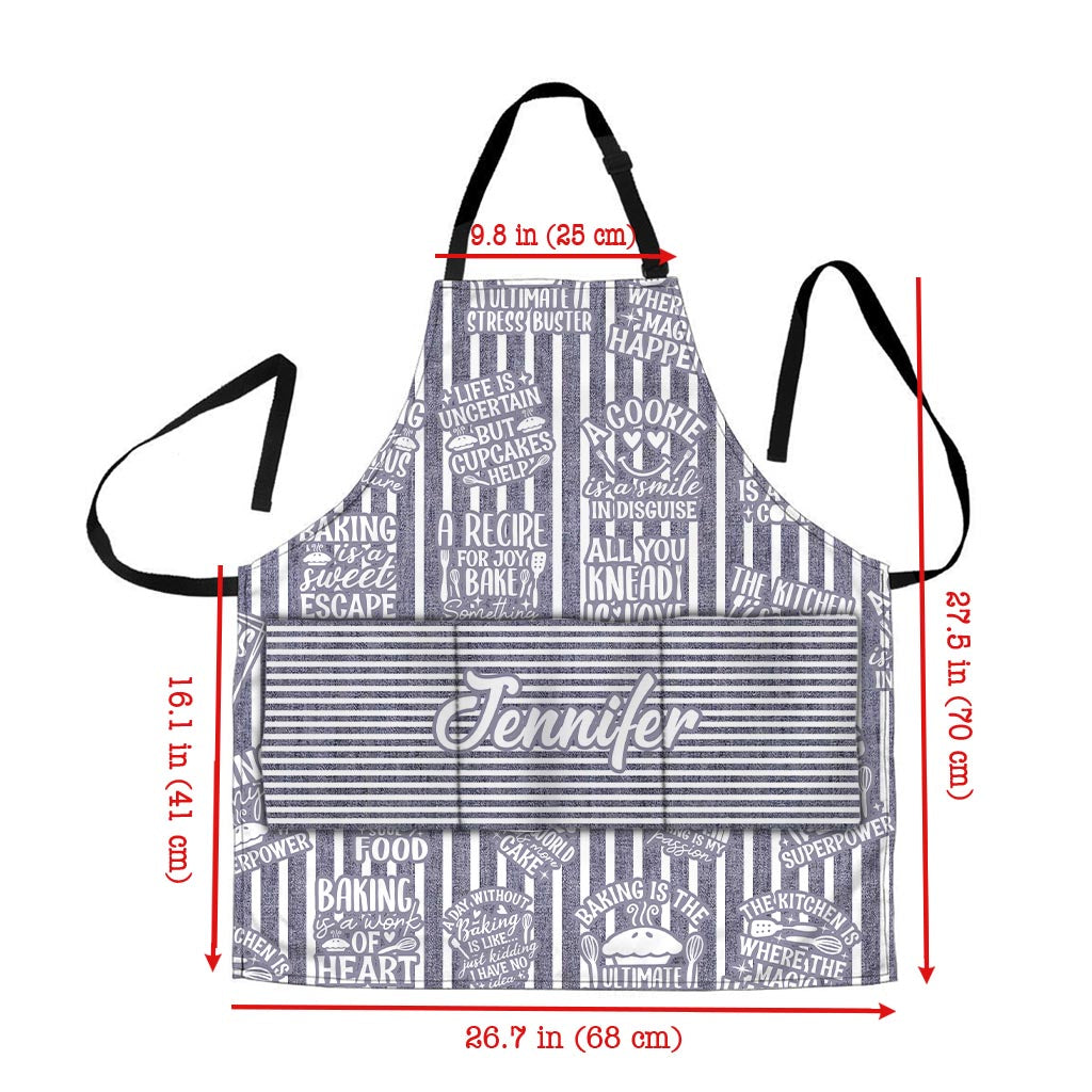 Backen ist eine Herzensangelegenheit – personalisierte Backschürze