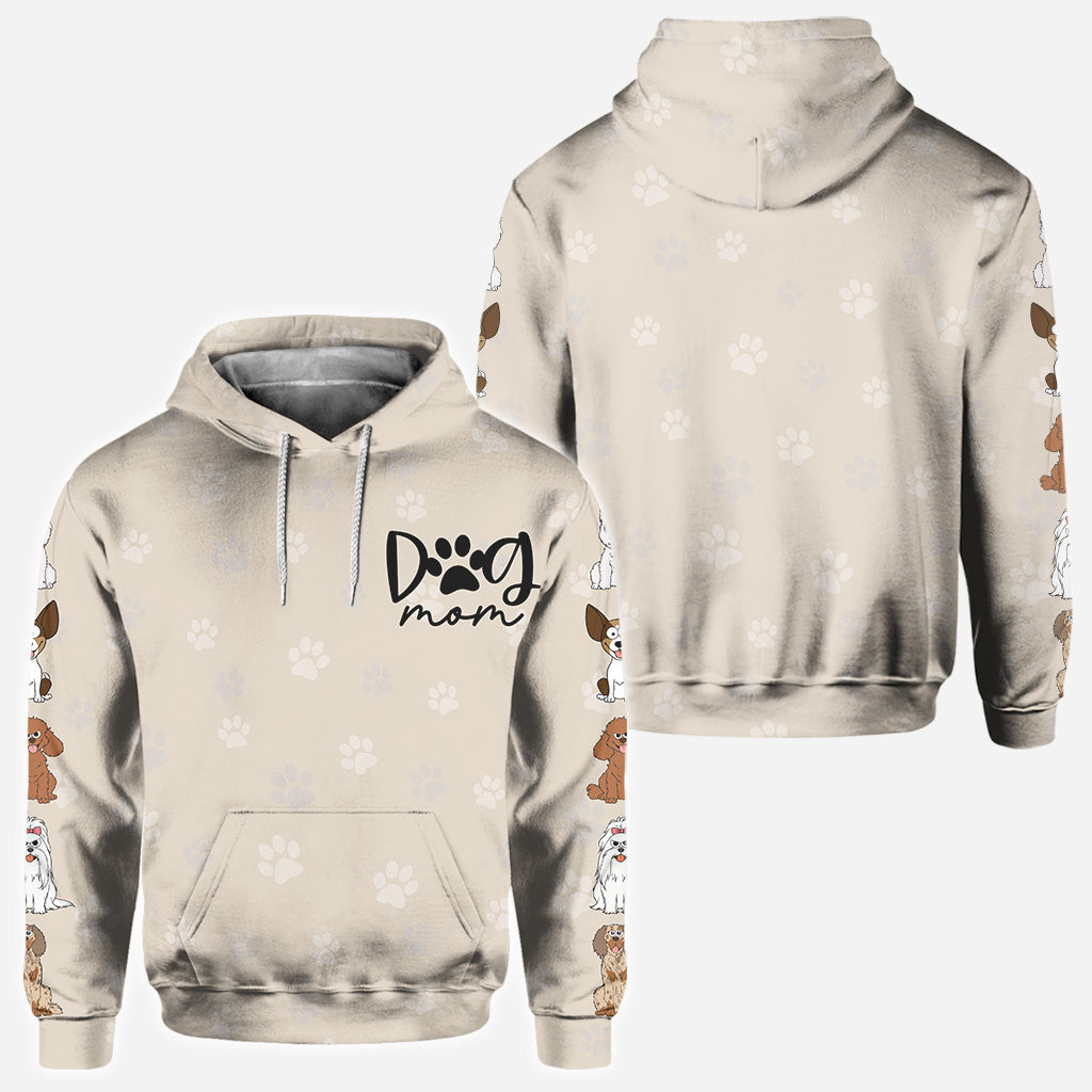 Hundemama/Katzenmama/Fellmama/Hundepapa/Katzenpapa... - Personalisiertes T-Shirt mit Hundemotiv
