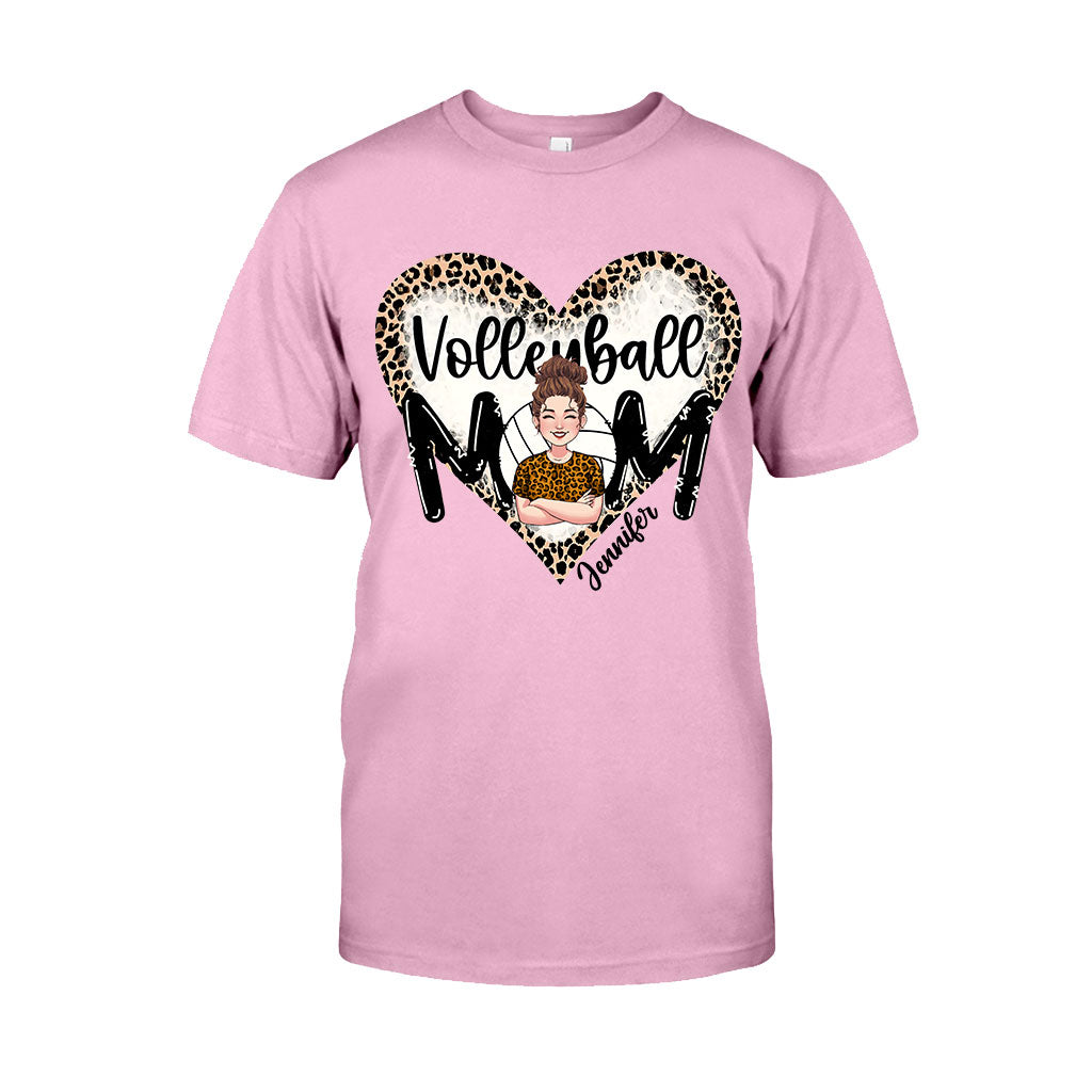 Volleyball-Mama – Personalisiertes Volleyball-T-Shirt und Hoodie