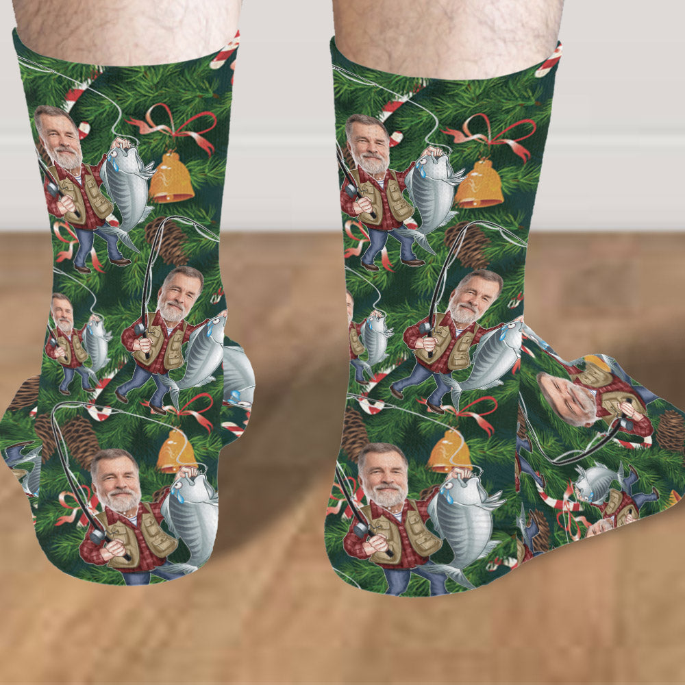 Angelliebhaber – personalisierte Angelsocken