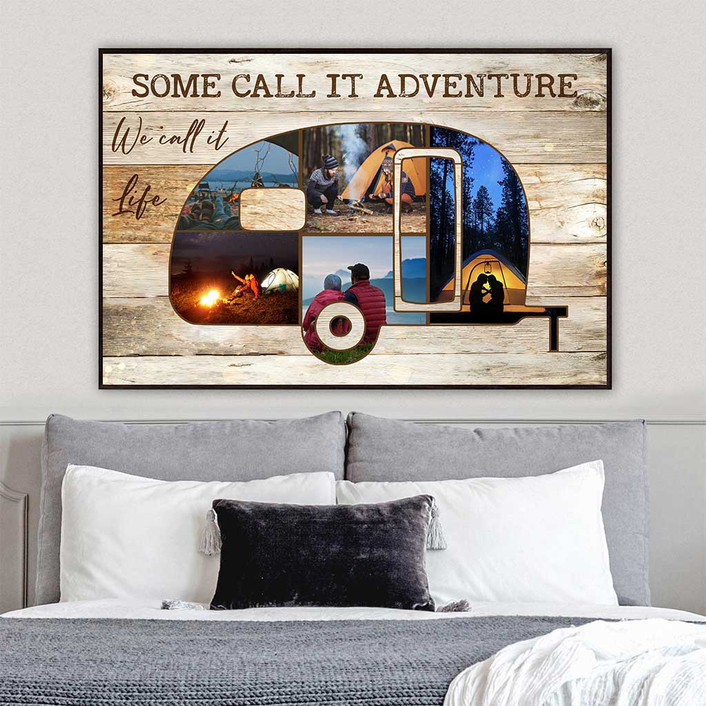 Manche nennen es Abenteuer – Personalisiertes Campingposter