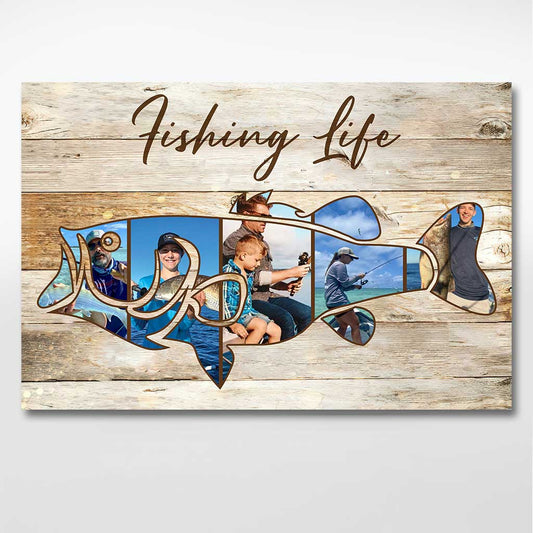 Anglerleben – Personalisiertes Poster