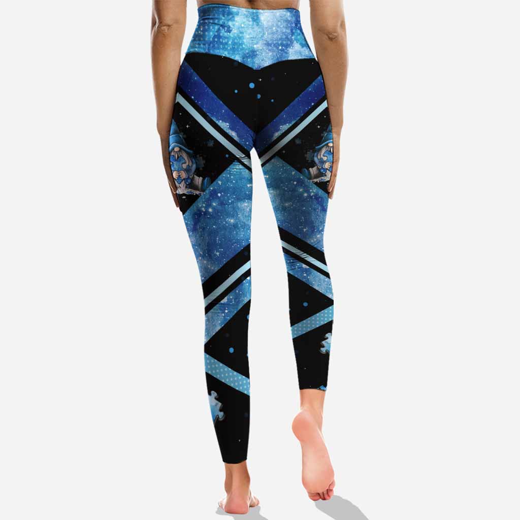 Liebe braucht keine Worte – Personalisierter Hoodie und Leggings zur Sensibilisierung für Autismus