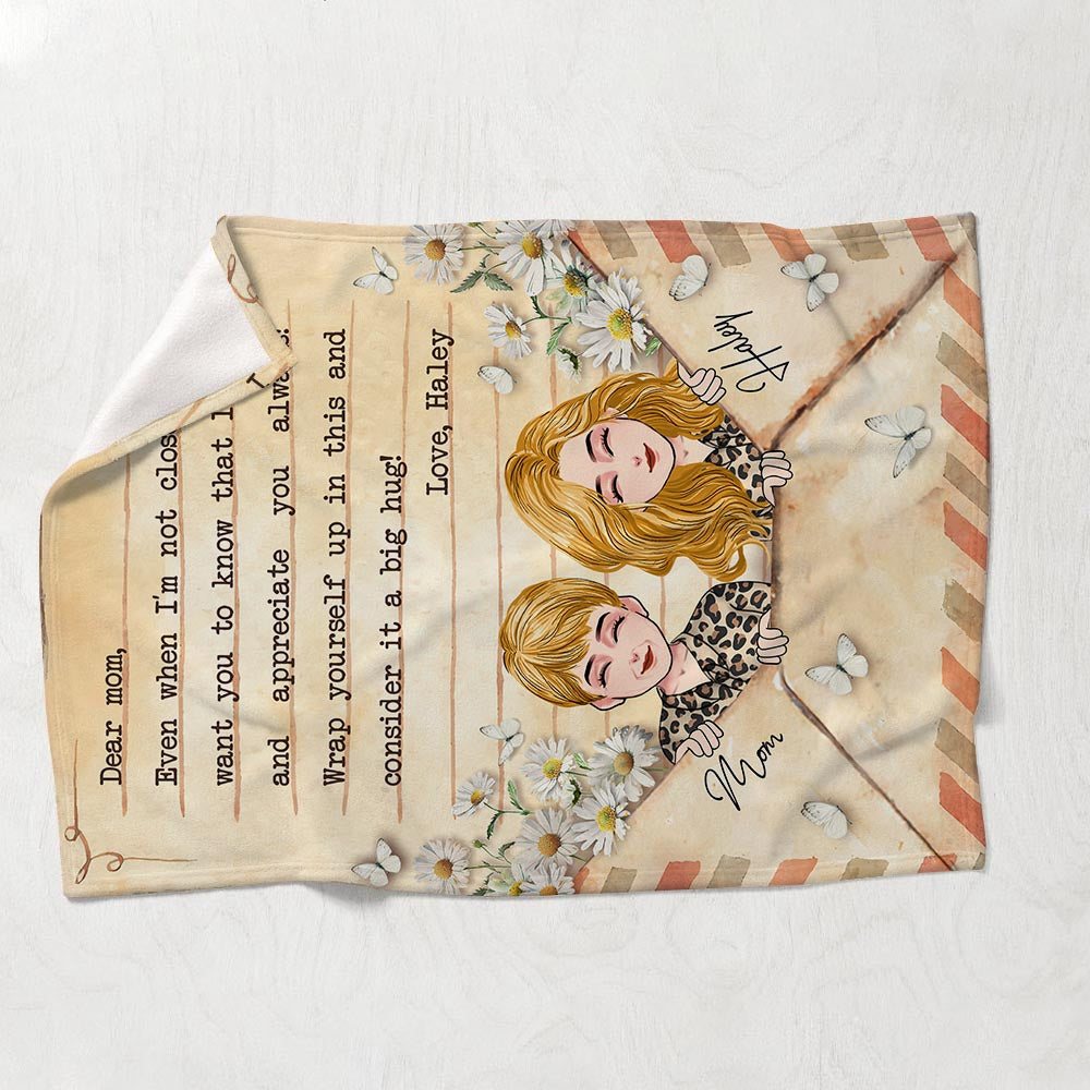 Liebe Mama Briefdecke – Personalisierte Muttertagsdecke