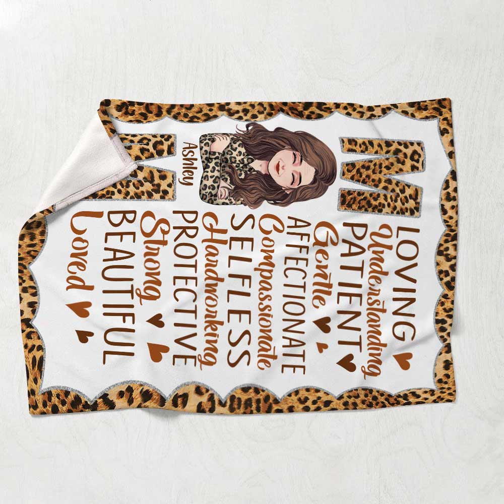 Mama – Personalisierte Muttertagsdecke