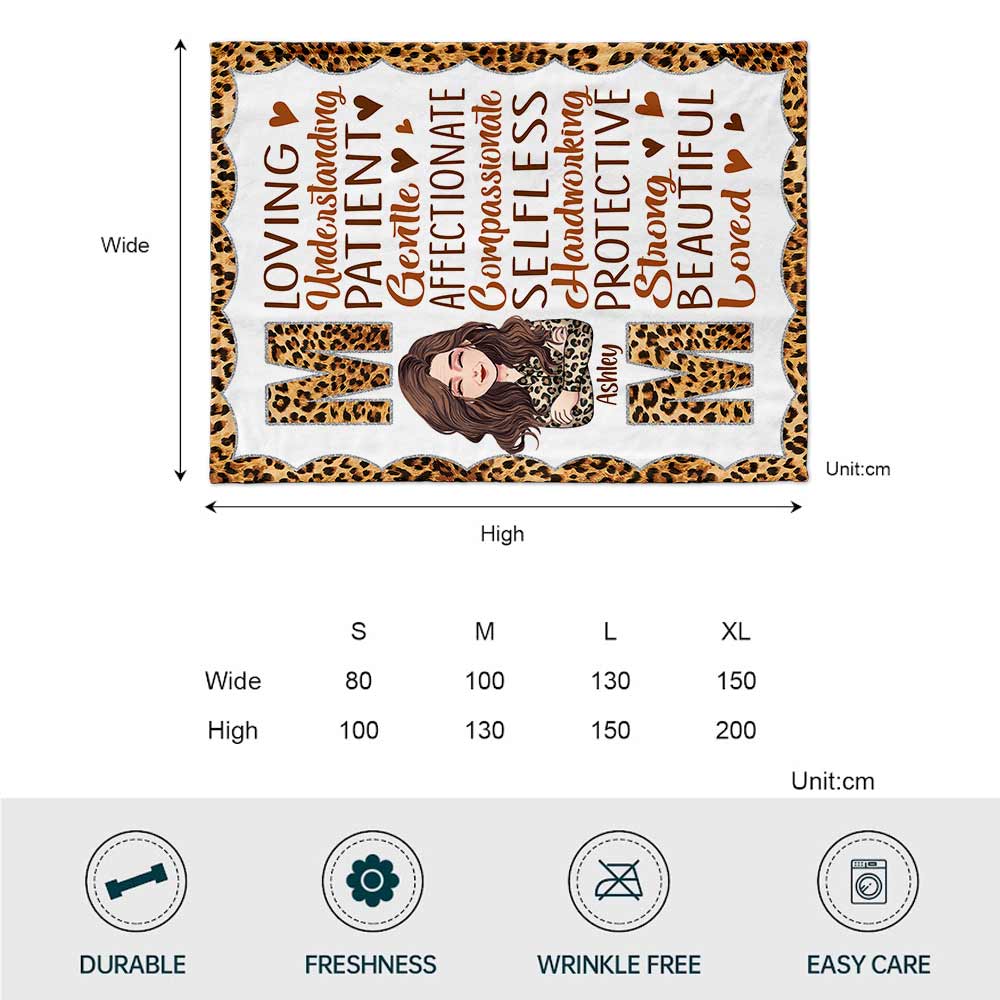 Mama – Personalisierte Muttertagsdecke
