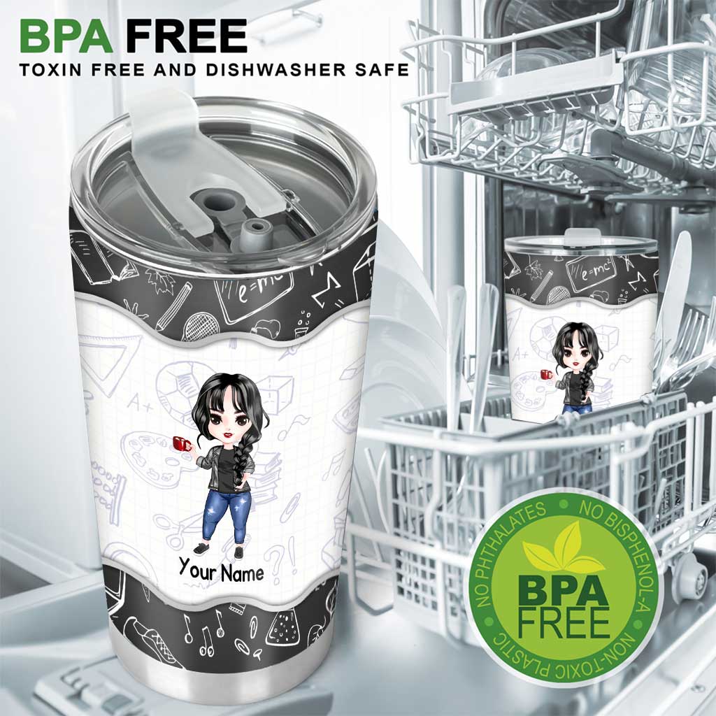 May Your Coffee Be Strong - Personalized Teacher Tumbler