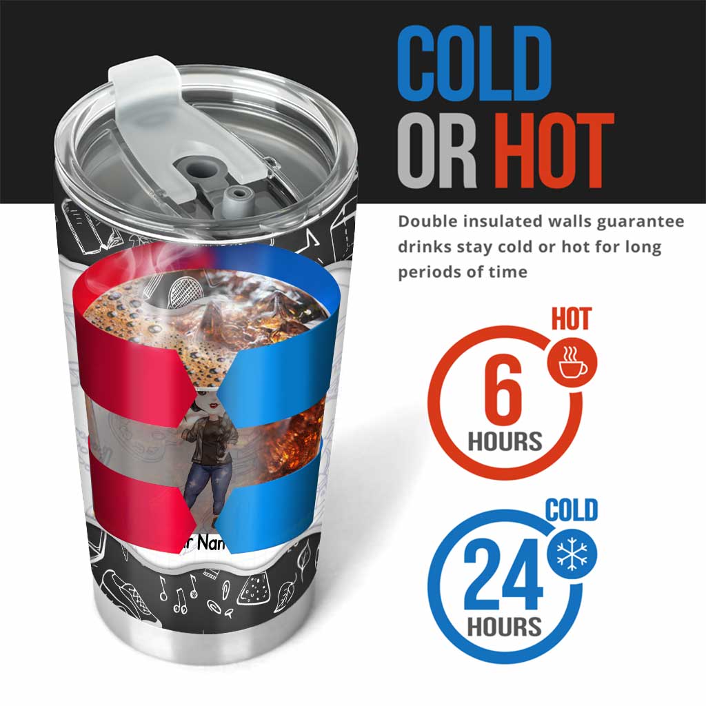 May Your Coffee Be Strong - Personalized Teacher Tumbler