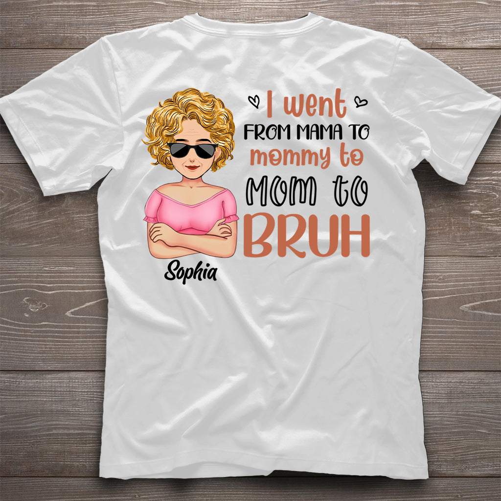 Ich wurde von Mama zu Bruder – Personalisiertes Muttertags-T-Shirt und Hoodie