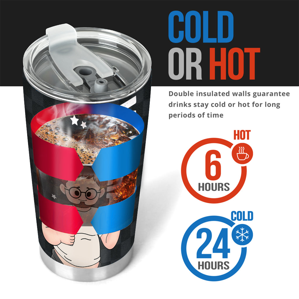 Not A Dad Bod - Personalized Father's Day Father Tumbler