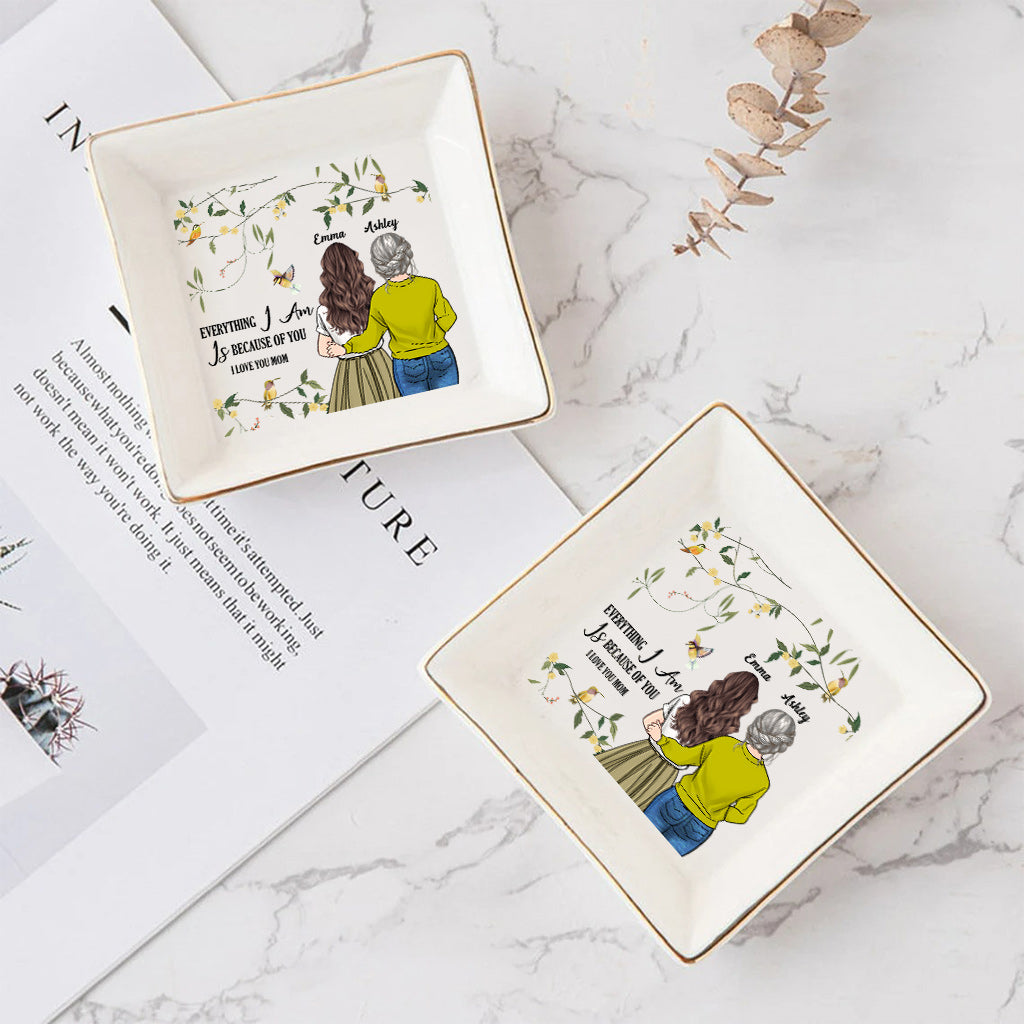 Alles, was ich bin – Personalisierte Schmuckschale zum Muttertag