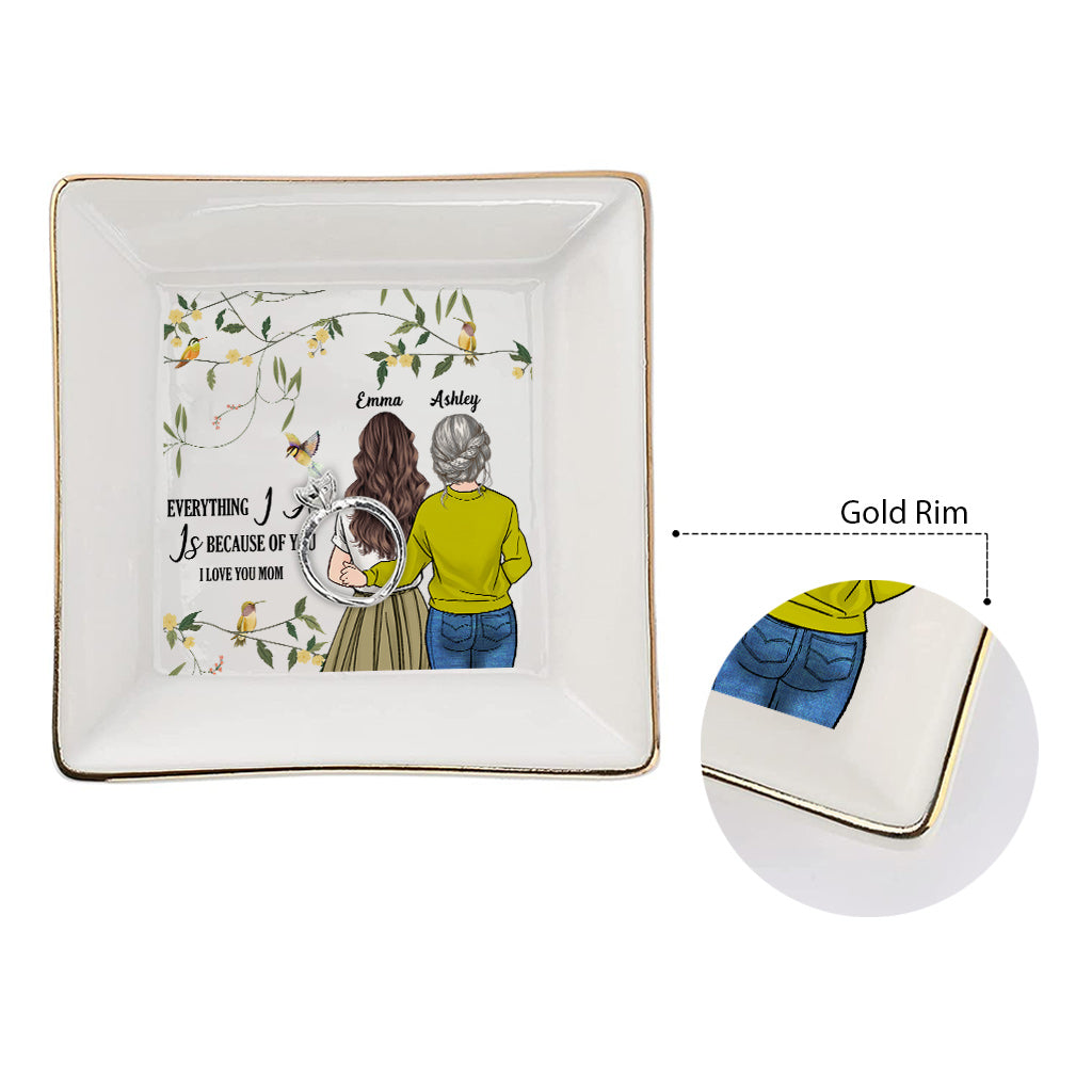 Alles, was ich bin – Personalisierte Schmuckschale zum Muttertag