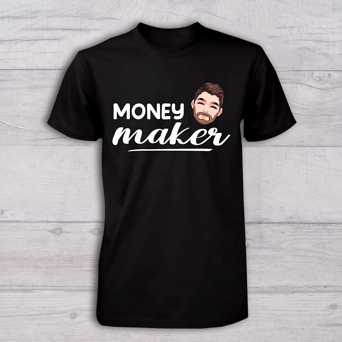 Money Maker Money Spender - Personalized Father T-shirt And Baby Onesie