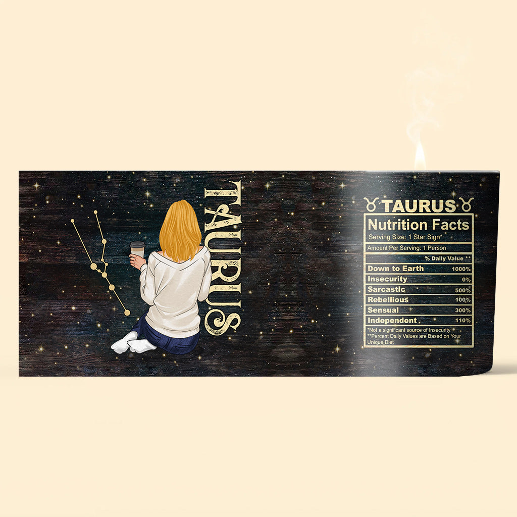 Horoskop-Kerze für jedes Sternzeichen – Personalisierte Horoskop-Kerze mit Holzdeckel