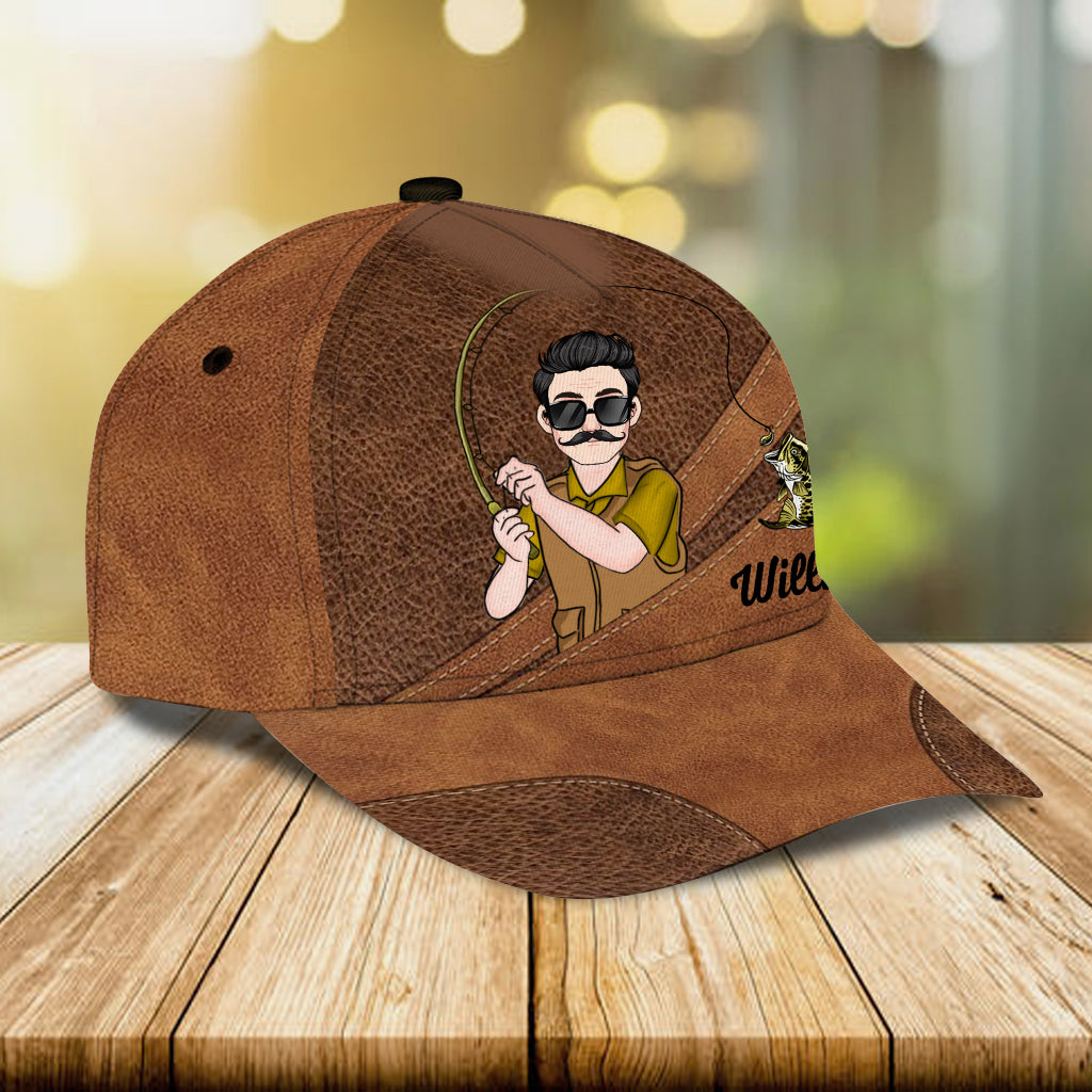 Angeln – Personalisierte Angel-Klassiker-Kappe